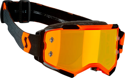 Fury Goggle Orange/Black Orange Chrome Works