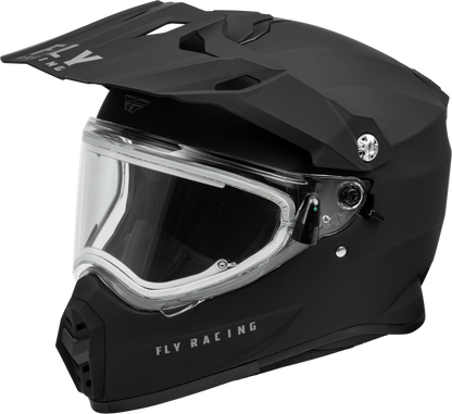 Trekker Cw Solid Helmet Elec Shld Matte Black Lg