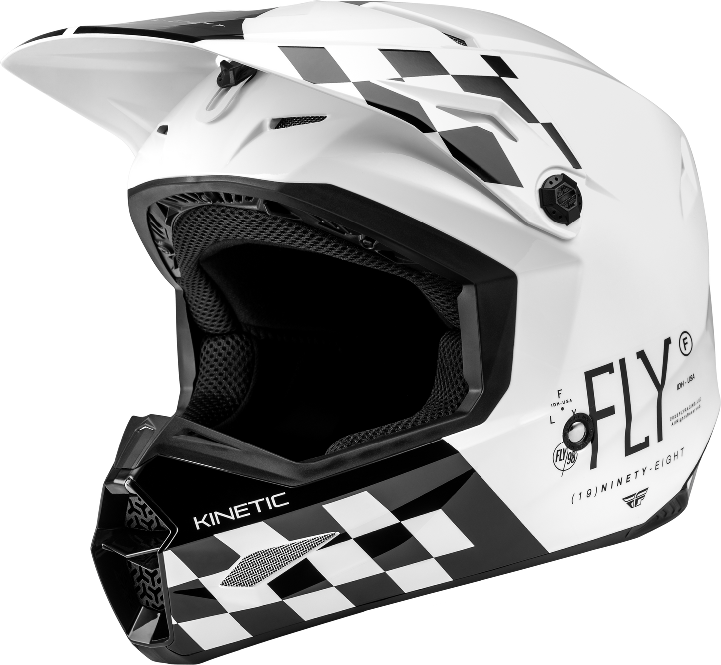 Kinetic Lite Rival Helmet Gloss White/Black Xl
