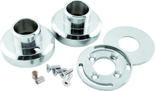 Bikers Choice Polished Stainless Steel Hidden External Fork Stop Kit Custom