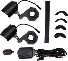 Dual Switchback Led Lights Black Wireless Remote Pr