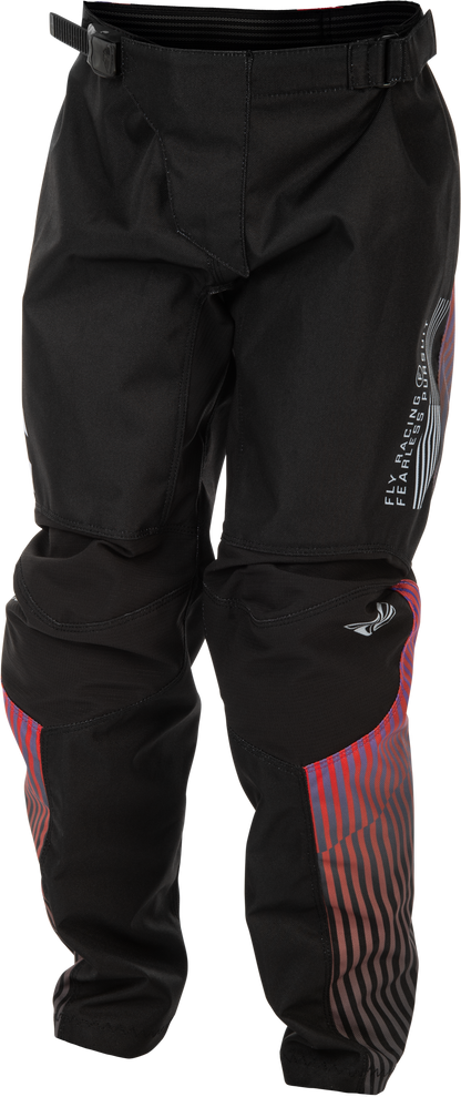 Youth F 16 Pants Black/Red/Purple Sz 22