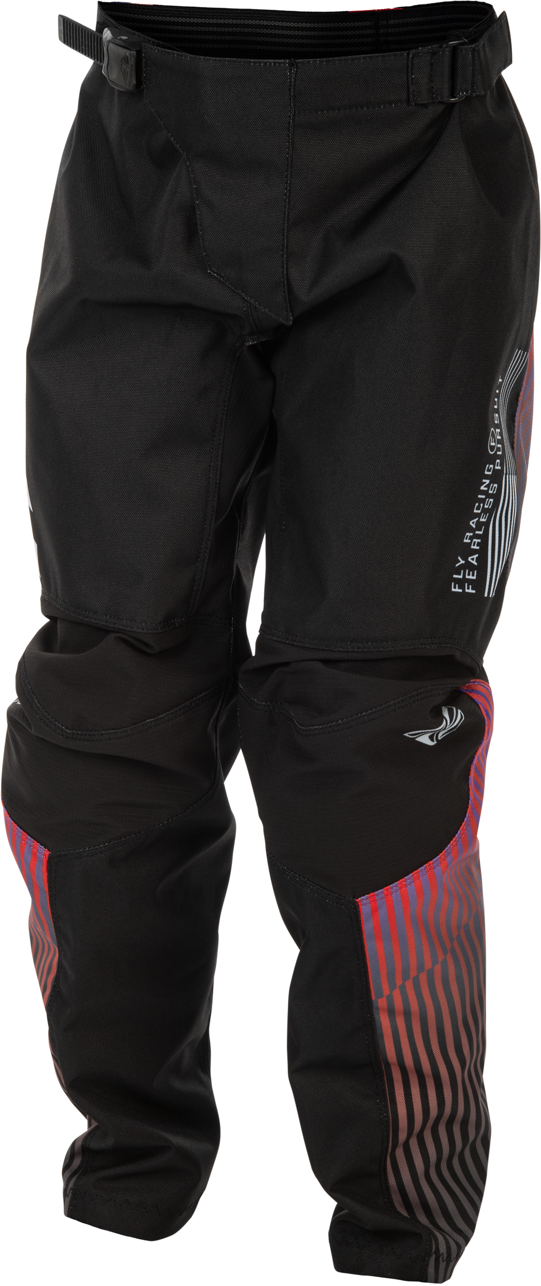 Youth F 16 Pants Black/Red/Purple Sz 18