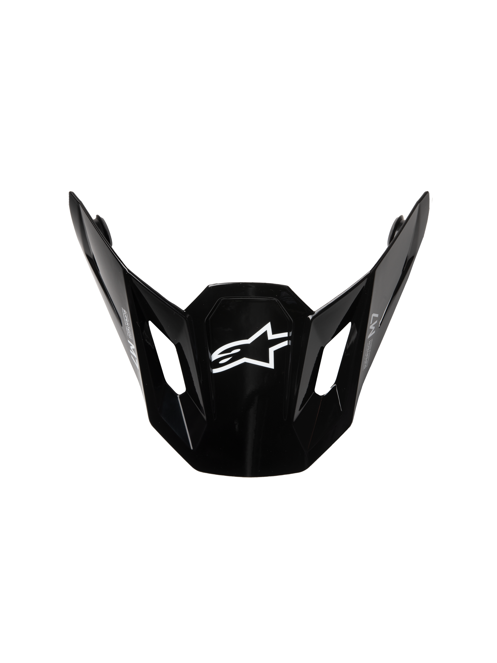Sm7 Solid Visor Ece06 Black Glossy