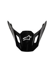 Sm7 Solid Visor Ece06 Black Glossy