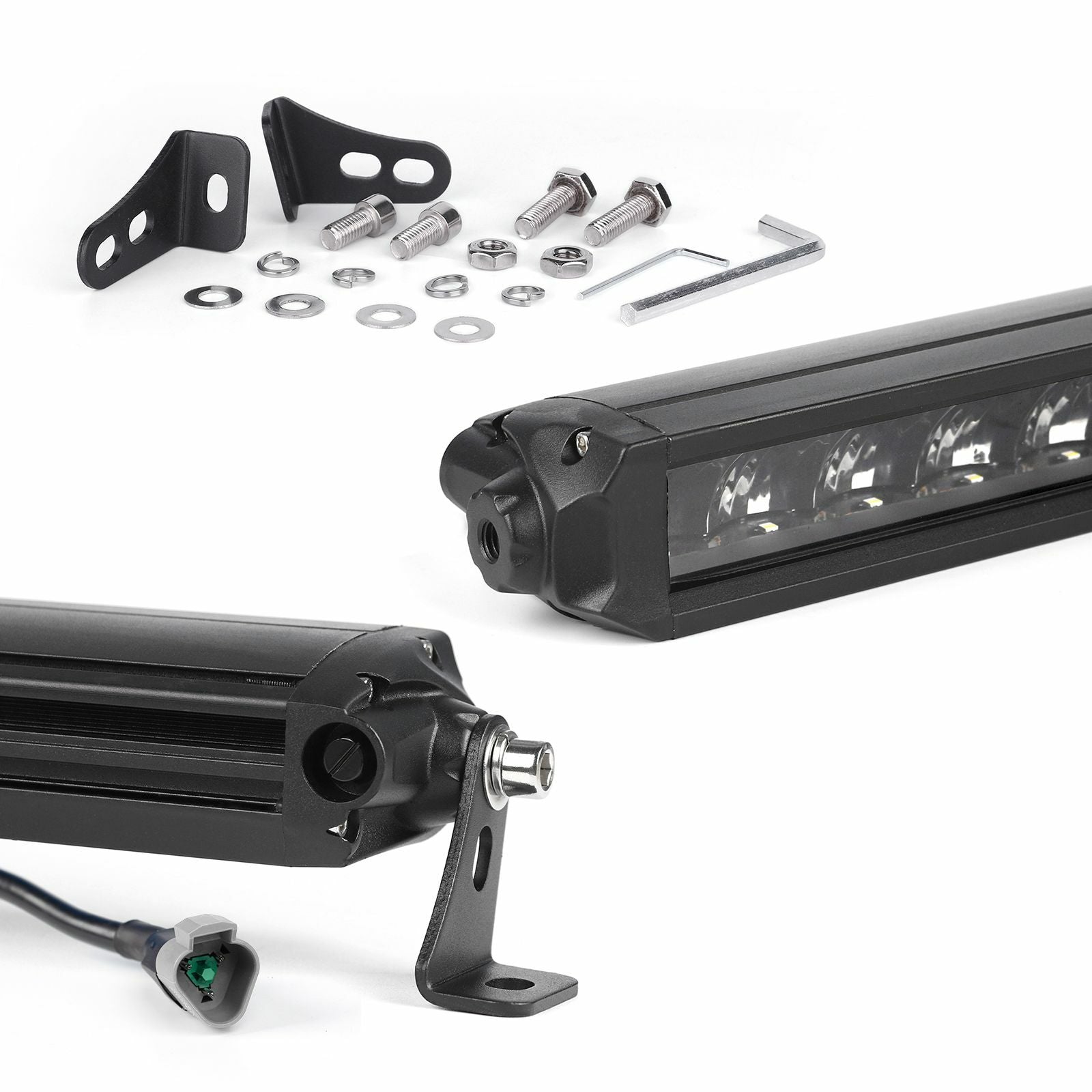 6" Razor Light Bar Fog Strobe Combo W/ Harness