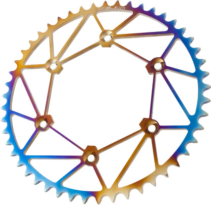 Rear Sprocket Chromoly Stl/Zir 52t 520 Chromatic She