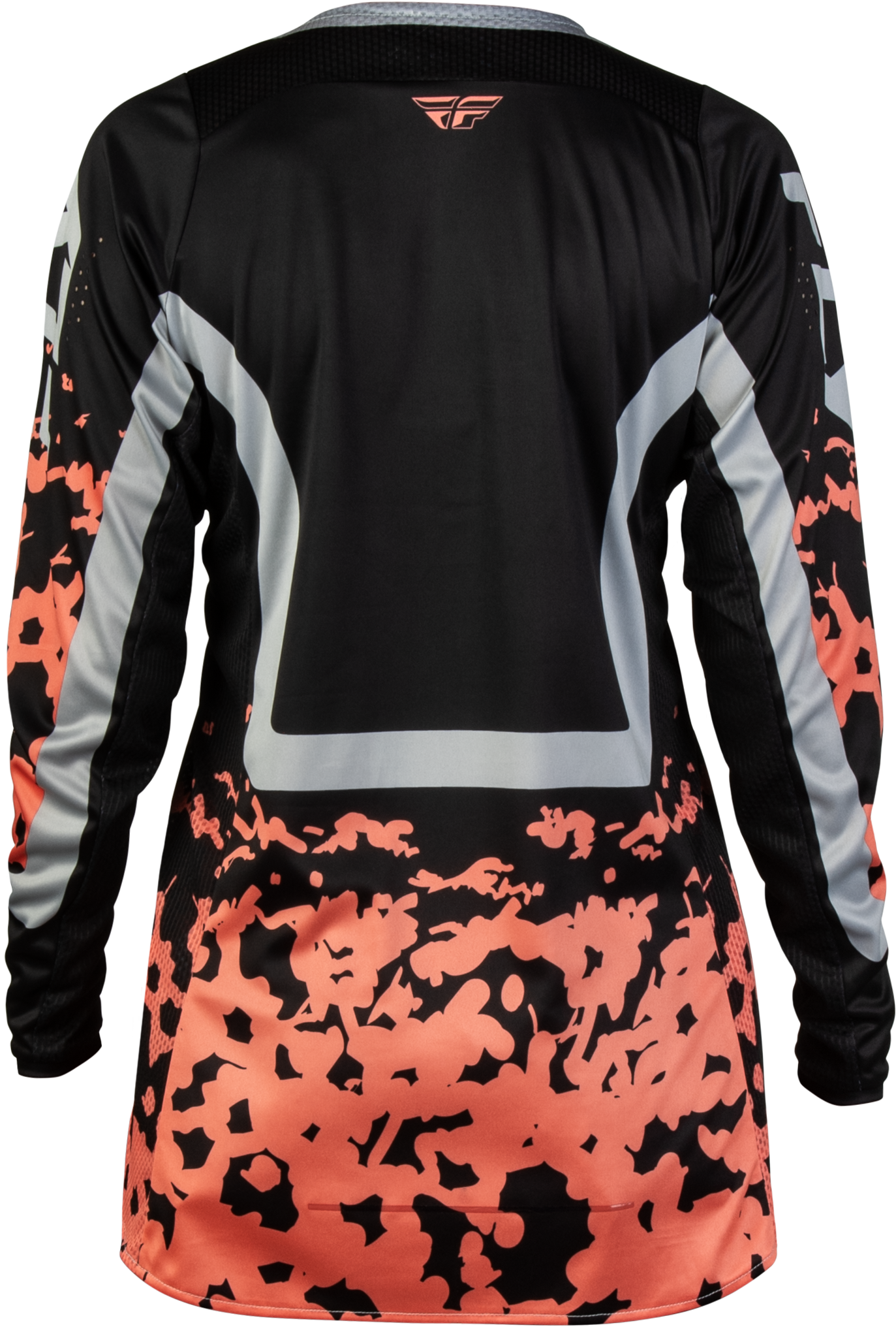 Women's Lite Flake Jersey Black/Light Grey/Coral Xl