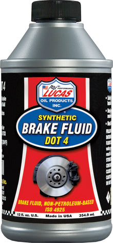 Synthetic Brake Fluid Dot 4 12 Oz (12/Case  Sold Ea)