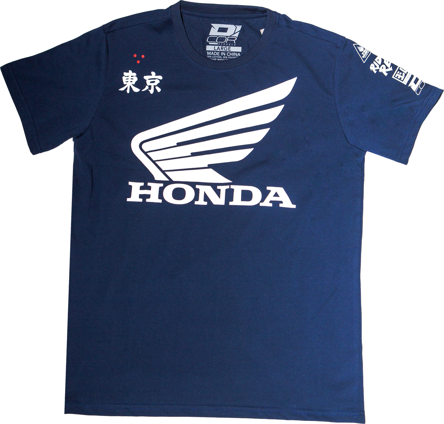 Honda Factory T Shirt Navy Lg
