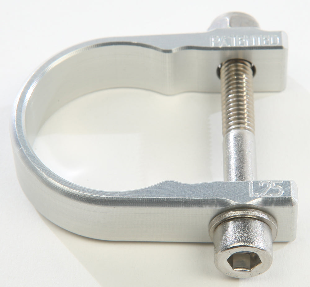 1.25" Strap Clamp Silver