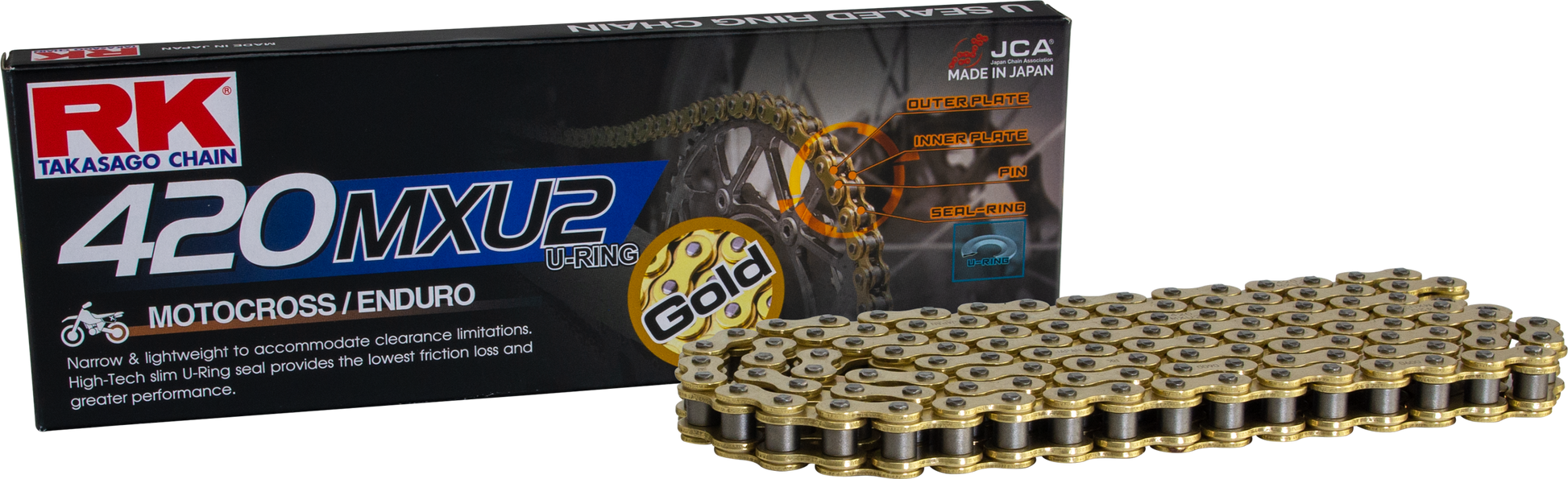 Gb420mxu2 Drive Chain Gold 420 X 130