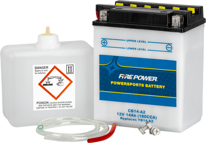 Battery W/Acid Cb14 A2 12v Heavy Duty