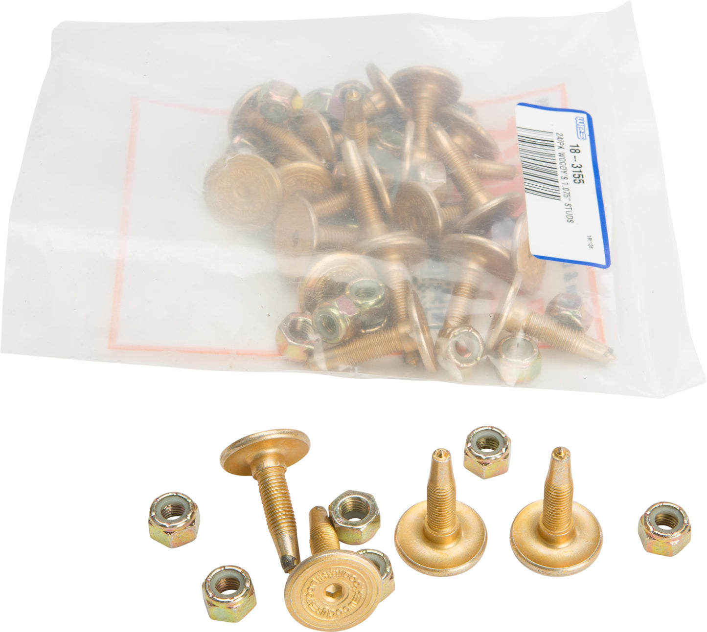 Gold Digger Carbide Traction Master Stud 1.075" 24/Pk