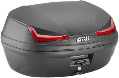 Simply Iv Top Case 45l Black W/Red Lens