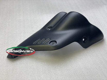 Carbonvani Carbon Fiber Right Hand Exhaust Guard for the Ducati Diavel V4