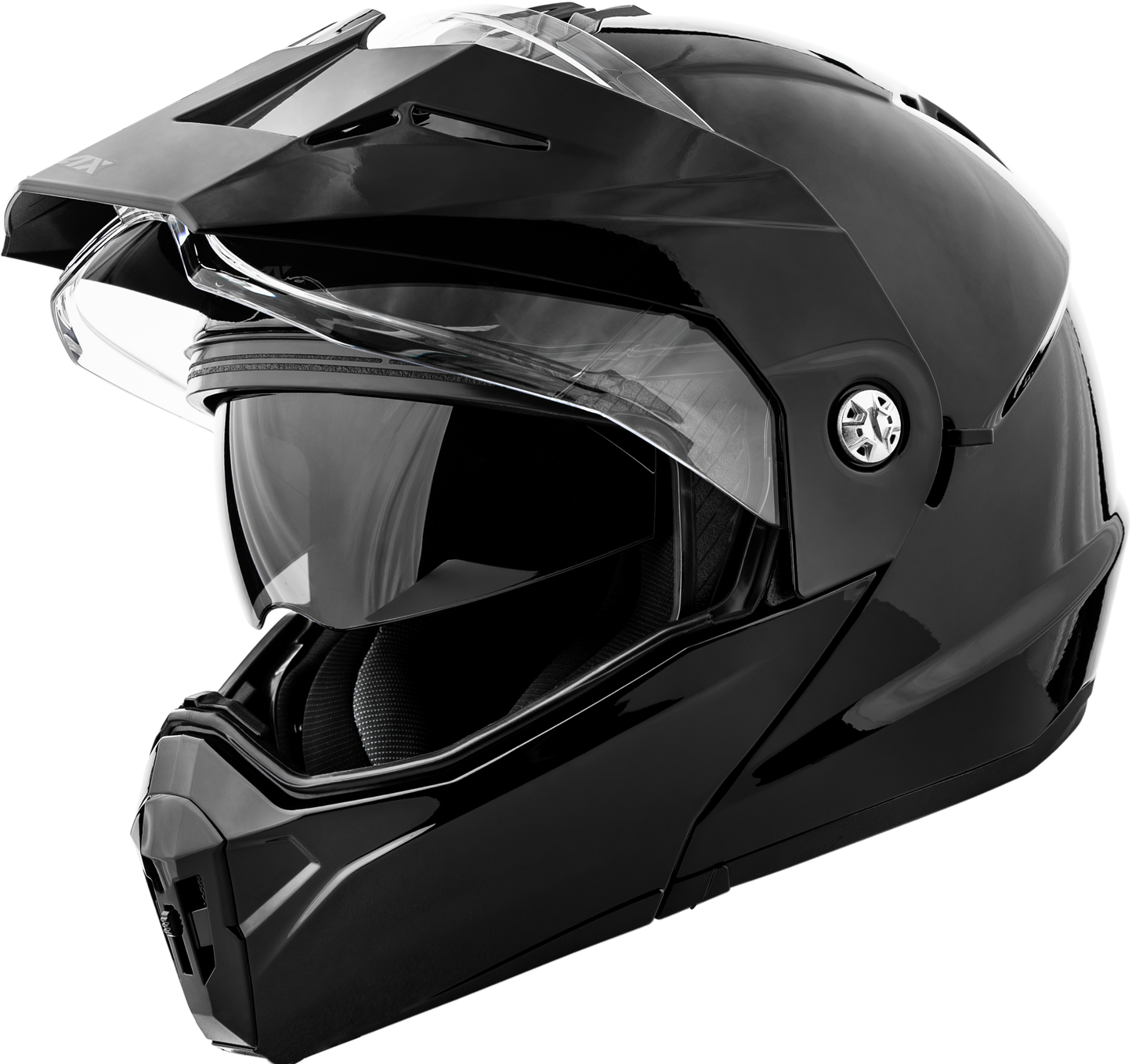 Md 74 Solid Helmets Black Sm