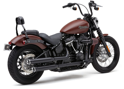 3" Rpt Slip Ons Black Softail 18 22