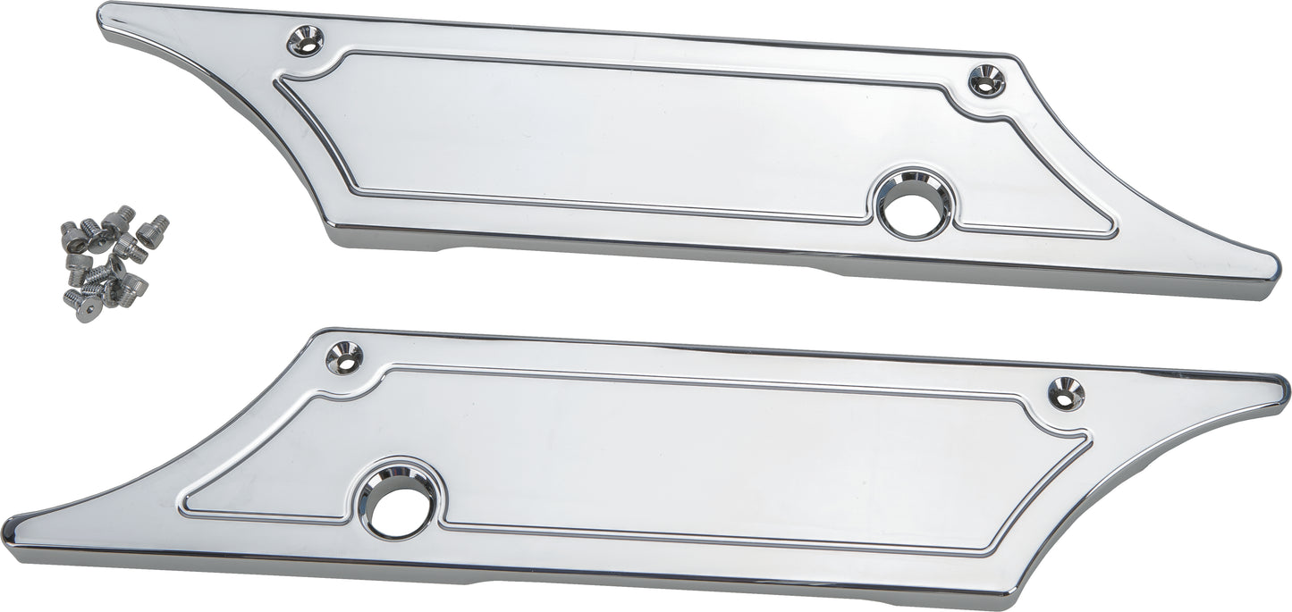 Saddle Bag Latch Covers 93 13 Smooth Chr