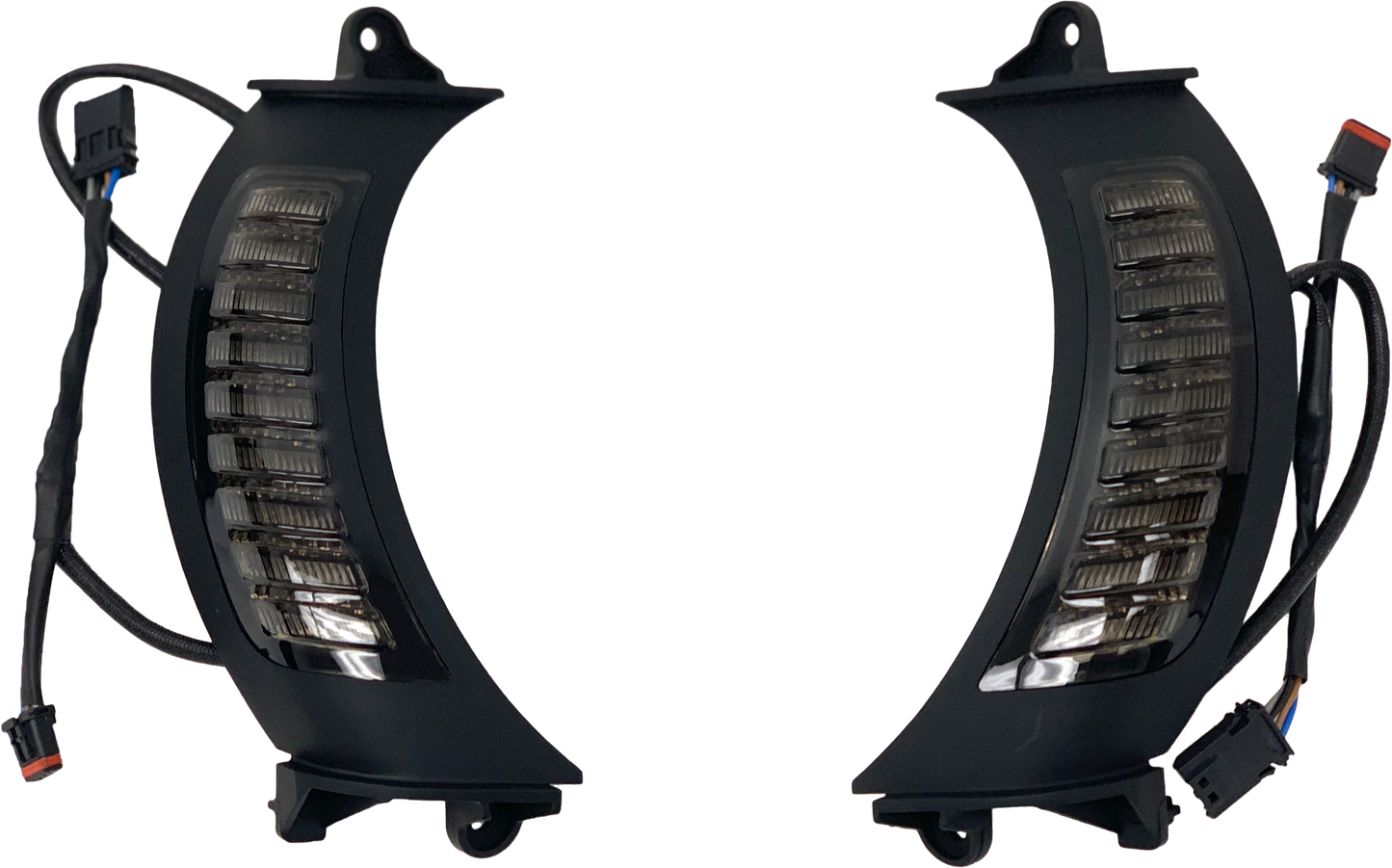 Fltr Led Turnsignals Smoke/Blk Switchback White/Amber