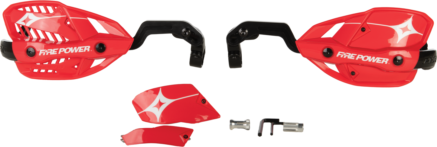 1 1/8" Closed Handguard Red