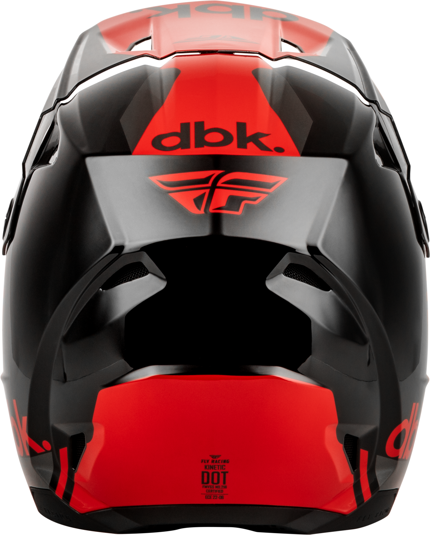 Kinetic Dbk Helmet Black/Red/Grey Xs