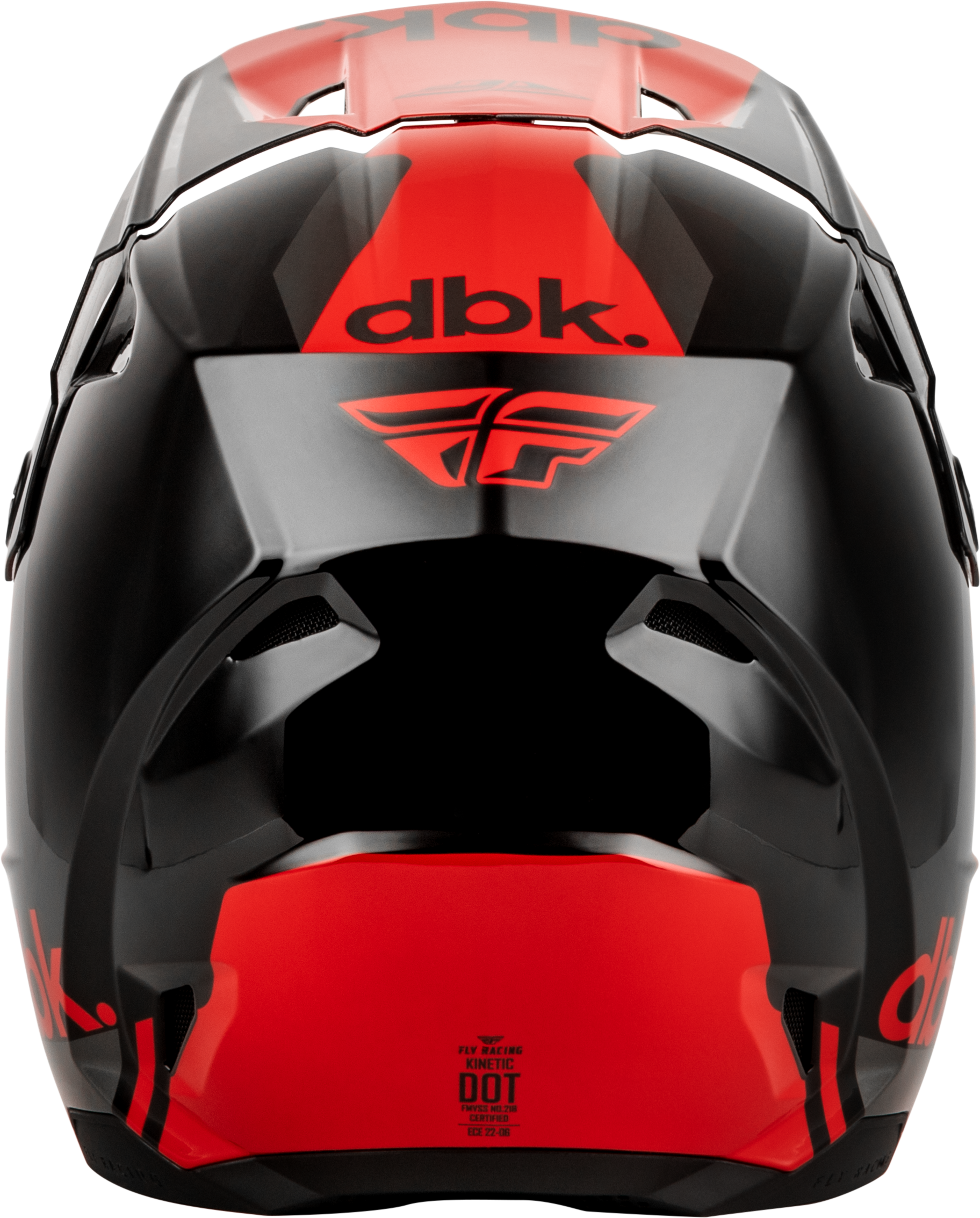 Kinetic Dbk Helmet Black/Red/Grey Xs