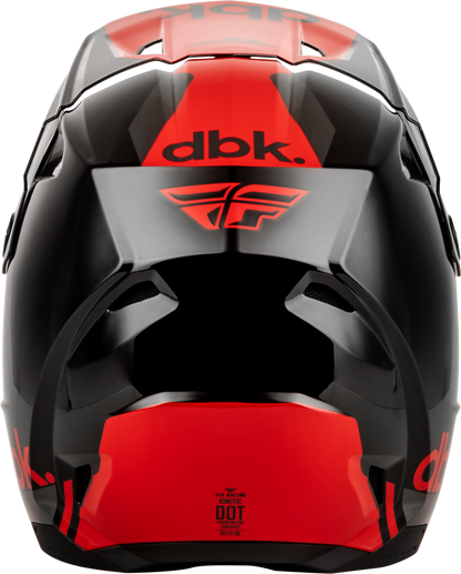 Kinetic Dbk Helmet Black/Red/Grey Xl