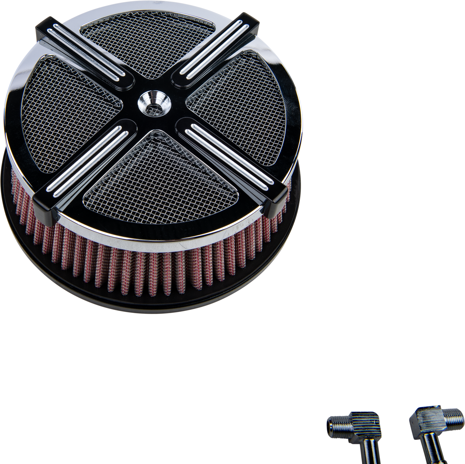 X Force Air Cleaner Kit Chrome/Black