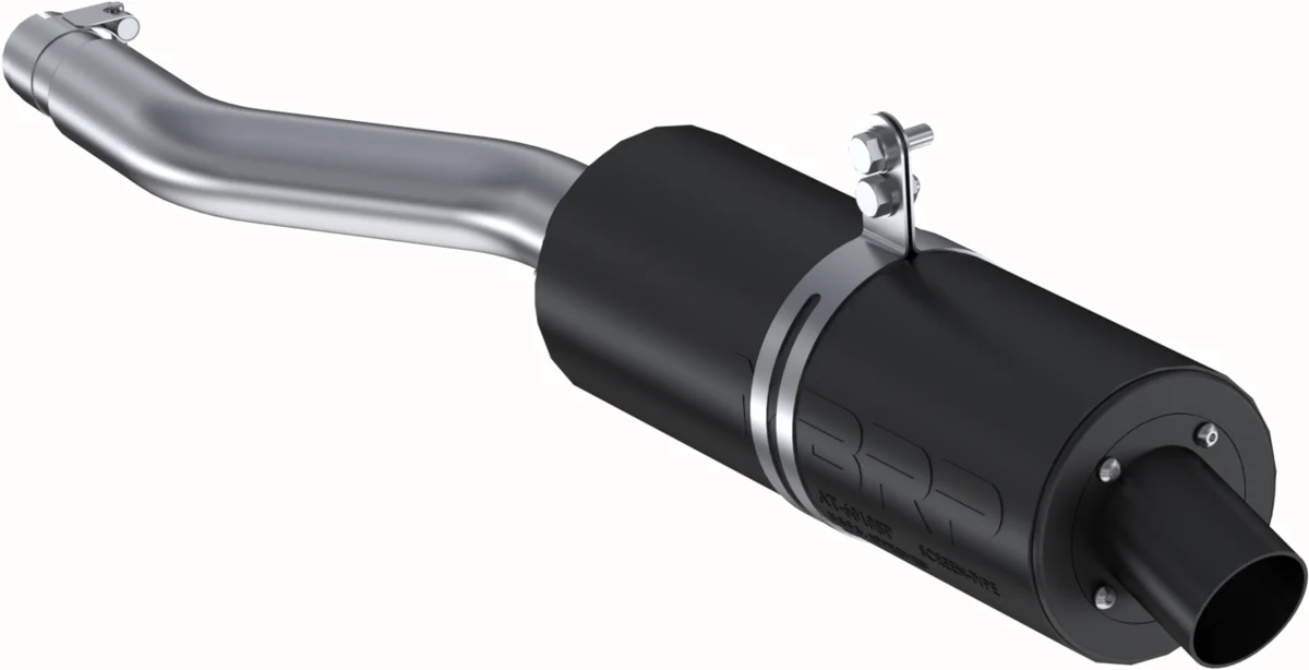 Single Slip On System W/ 4.25" Sport Muffler Blk