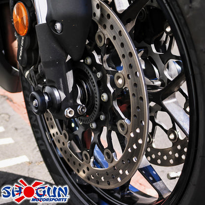Front Axle Sliders Black