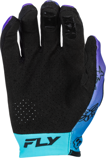 Youth Lite Outline Gloves Purple/Blue/Black Ym
