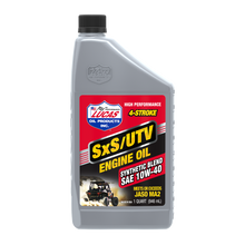 Sxs Semi Synthetic Engine Oil 10w40 1 Qt (6/Case  Sold Ea)