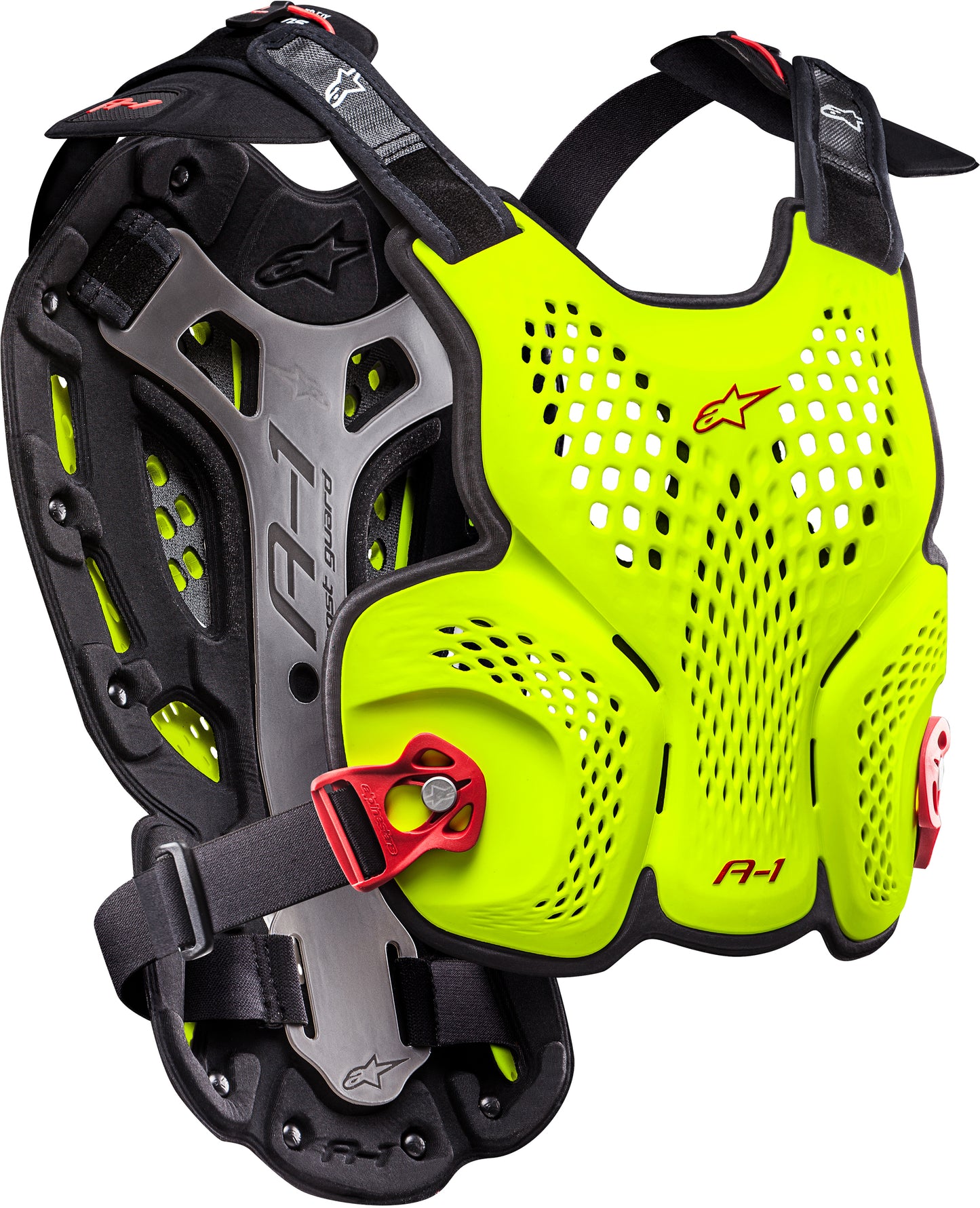A 1 Blackjack Roost Guard Yellow/Fluorescent Red Md/Lg