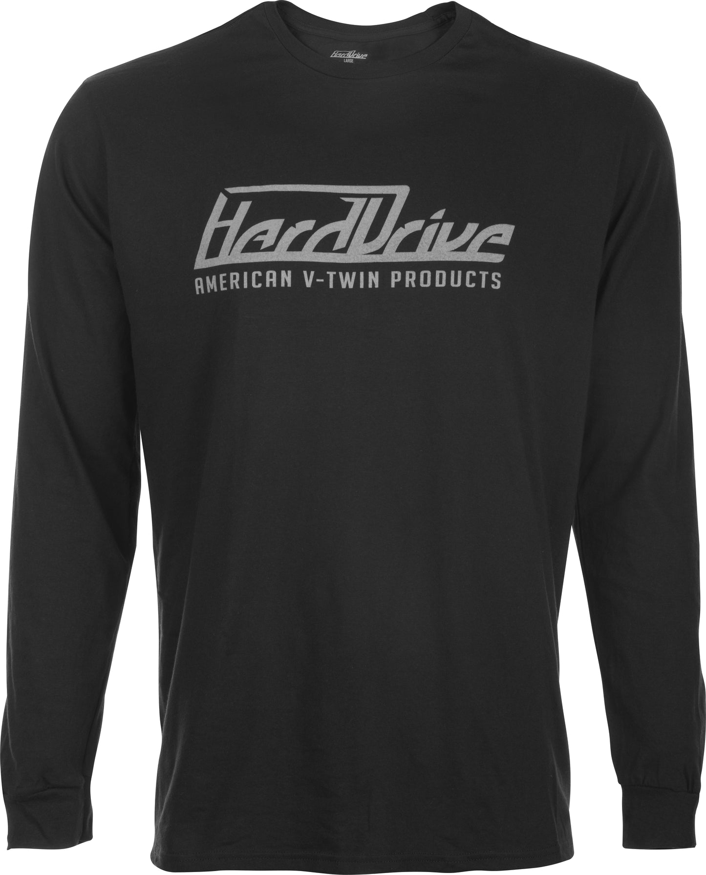 Harddrive Long Sleeve Tee Black/Grey Lg