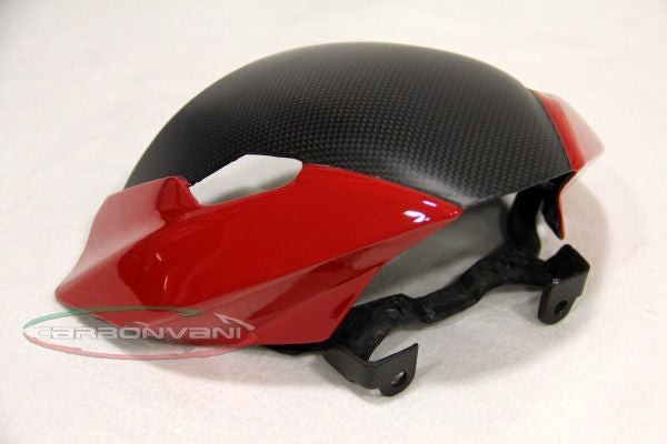 CARBONVANI - DUCATI MONSTER 797 RED & CARBON FIBER HEADLIGHT FAIRING