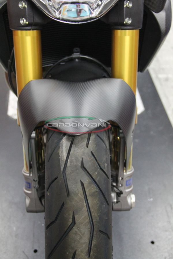 CARBONVANI - DUCATI 2017+ MONSTER 821 / 1200 CARBON FIBER FRONT MUDGUARD