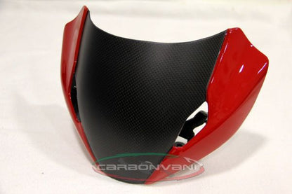 CARBONVANI - DUCATI MONSTER 821 / 1200 RED & CARBON FIBER HEADLIGHT FAIRING