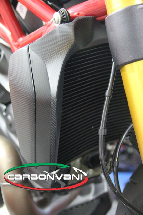 CARBONVANI - DUCATI MONSTER 821/1200 CARBON FIBER WATER COOLER UPPER  FRAME