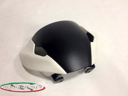 CARBONVANI - DUCATI 2017+ MONSTER 821 / 1200 WHITE & CARBON FIBER HEADLIGHT FAIRING