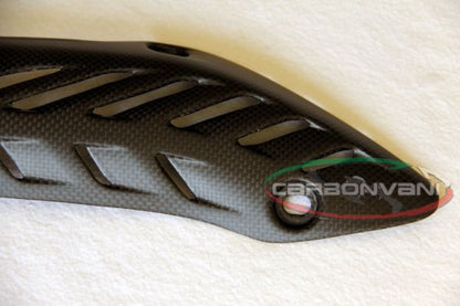 CARBONVANI - DUCATI MONSTER 821 / 1200 CARBON FIBRE EXHAUST COLLECTOR GUARD B