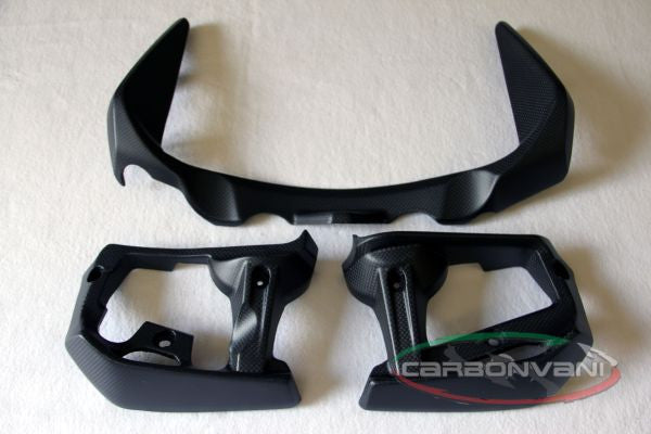 CARBONVANI - DUCATI 2017+ MONSTER 821 / 1200 CARBON FIBER WATER COOLER KIT - (3 PIECES)