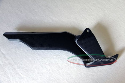 CARBONVANI - DUCATI MONSTER 821 CARBON FIBER LH LOWER ENGINE PANEL B for M821