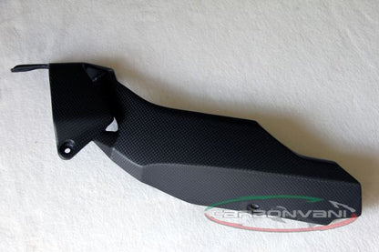 CARBONVANI - DUCATI MONSTER 821 CARBON FIBER LH LOWER ENGINE PANEL B for M821