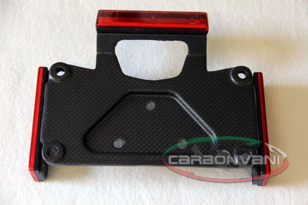 CARBONVANI - DUCATI MONSTER 797 / 821 / 1200 CARBON FIBER LICENCE HOLDER USA (plate mount only)