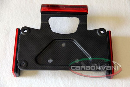 CARBONVANI - DUCATI MULTISTRADA 1200 CARBON FIBER LICENCE PLATE FOR U.S.A for 2010-2014