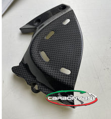 CARBONVANI - Carbon Fiber Front Sprocket Cover for Ducati Monster 1200/S (17-21) / Supersport 950 (2021+), and Monster 821 (18-21) and Supersport 937 with Hydraulic Conversion Kits