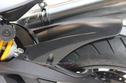 CARBONVANI - DUCATI MULTISTRADA 1200 CARBON FIBER REAR MUDGUARD - SHORT for 2010-2014