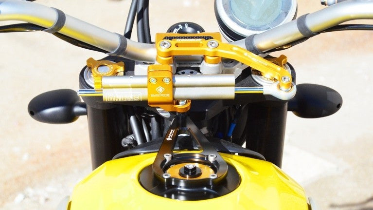 DBK Special Parts (Ducabike) Steering Damper Mount for the Ducati Scrambler 800 (15-22)