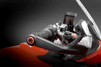 DBK Special Parts (Ducabike) Billet Handlebar End Cap Insert Kit for the Ducati Multistrada 1200/1260/950/V2 (2015+) and Hypermotard (2013+)